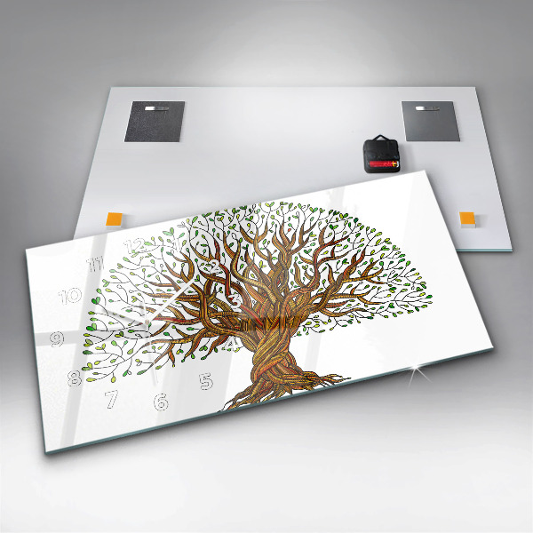 Reloj horizontal Raíces de árbol