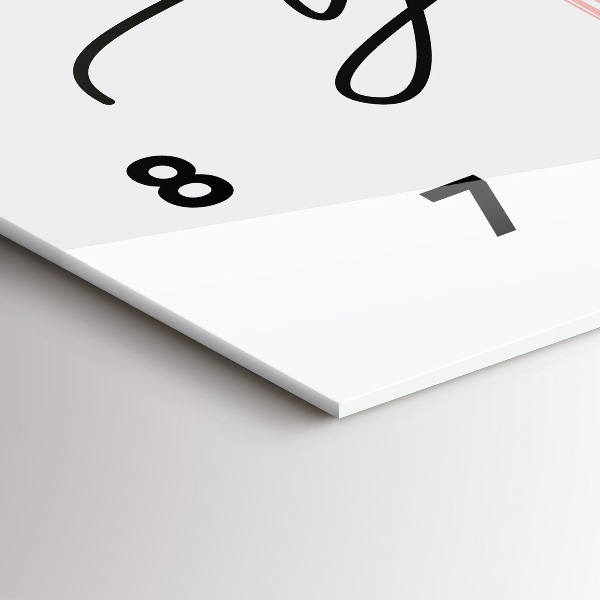 Reloj horizontal Inscripción Sé tú mismo