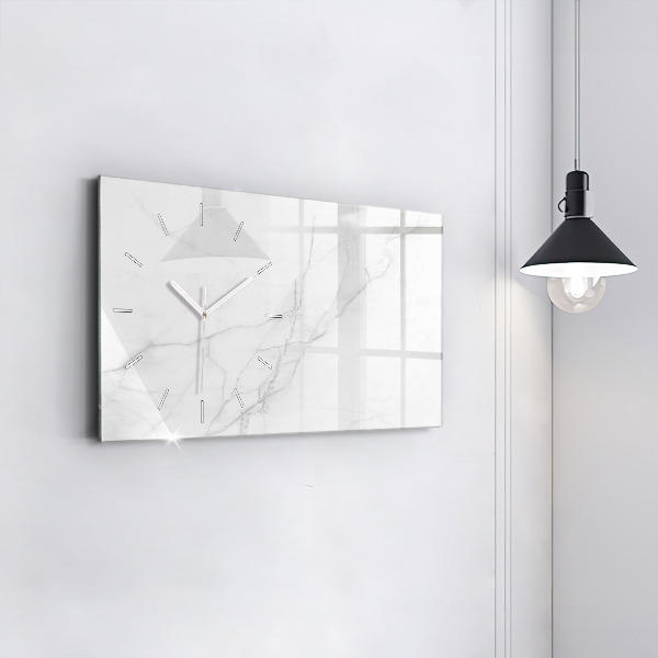 Reloj horizontal Mármol decorativo