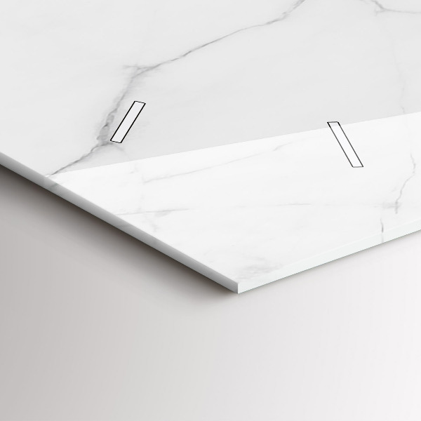 Reloj horizontal Mármol decorativo