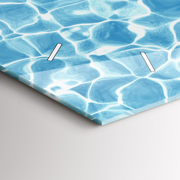 Reloj de cristal horizontal Flamencos hinchables