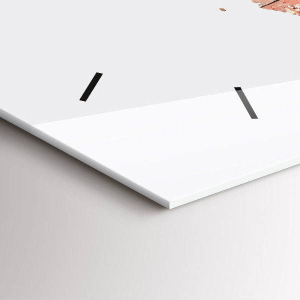 Reloj horizontal Viejo mapa de ladrillos