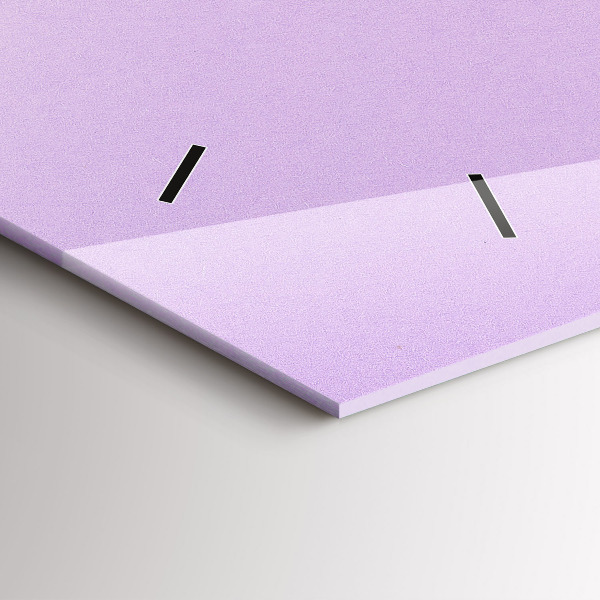 Reloj de cristal horizontal Patrón pastel