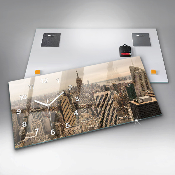 Reloj horizontal Paisaje ciudad