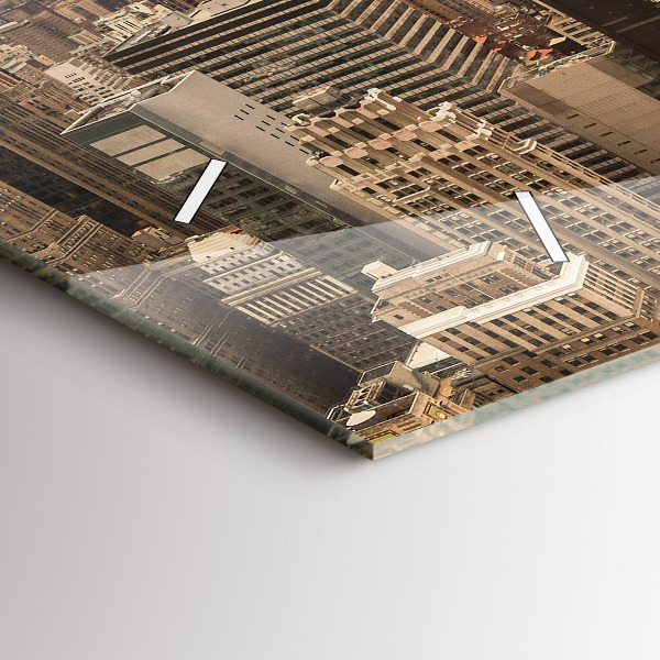 Reloj horizontal Paisaje ciudad