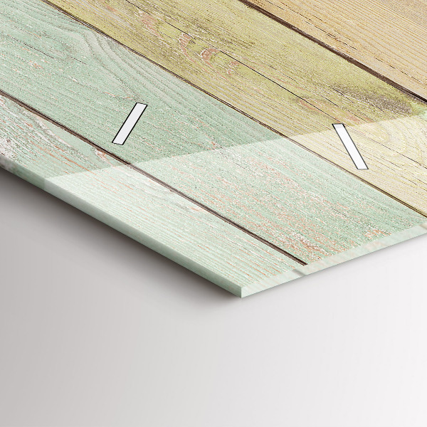 Reloj horizontal Tablas de colores