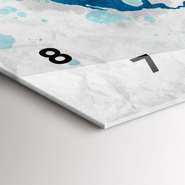 Reloj horizontal Mapamundi