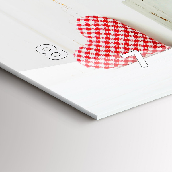 Reloj horizontal Casa inscripción