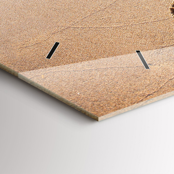 Reloj de cristal horizontal Cita en la playa