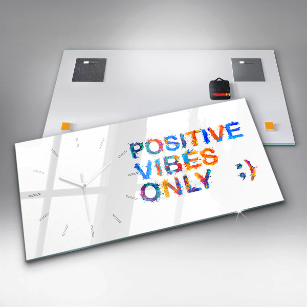 Reloj horizontal Cita positiva