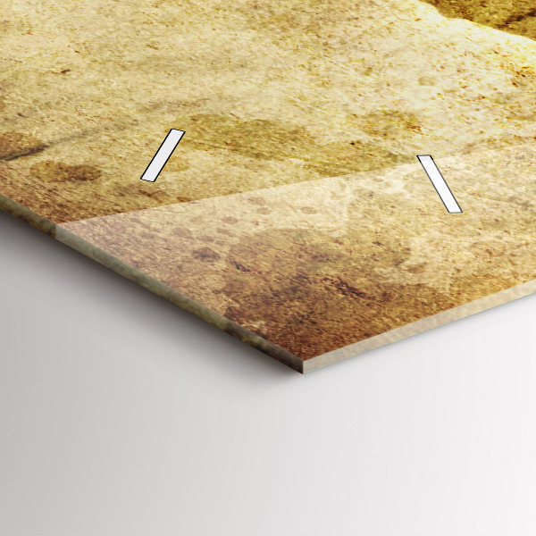 Reloj de cristal horizontal Antiguo mapamundi