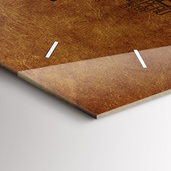 Reloj horizontal Mapa con nombres de países