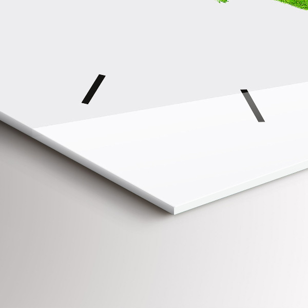 Reloj horizontal Mapa de hierba verde