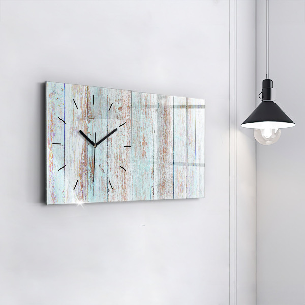 Reloj horizontal Madera al pastel
