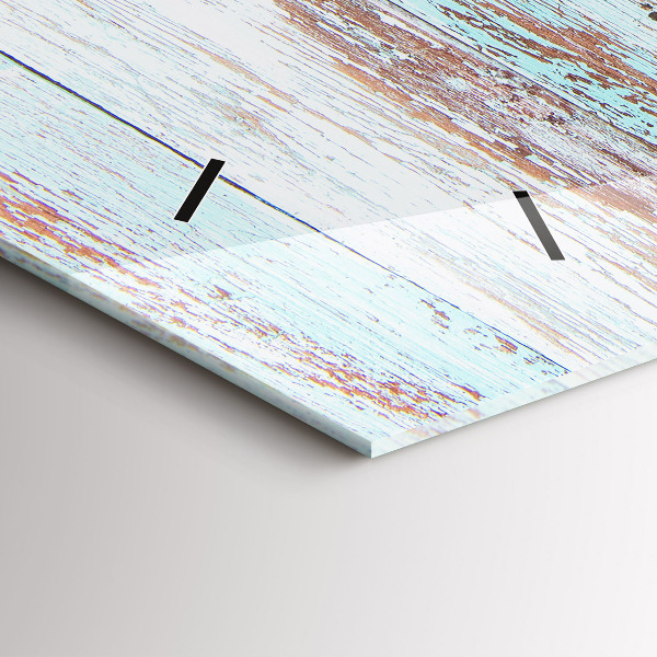 Reloj horizontal Madera al pastel