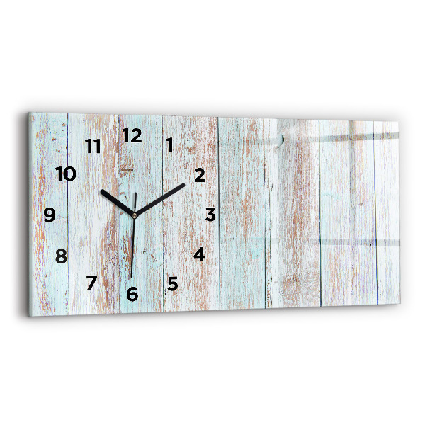 Reloj horizontal Madera al pastel