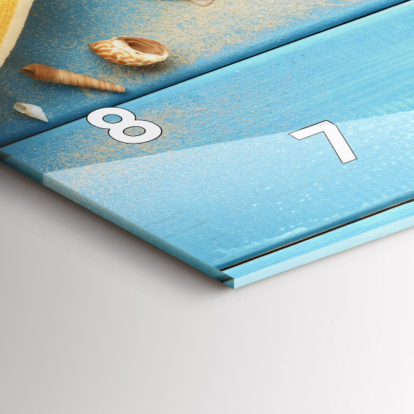 Reloj de cristal horizontal Accesorios de playa