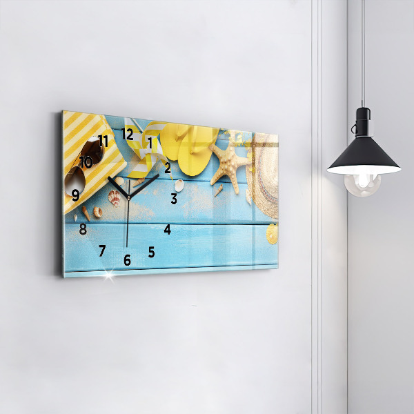 Reloj de cristal horizontal Accesorios de playa