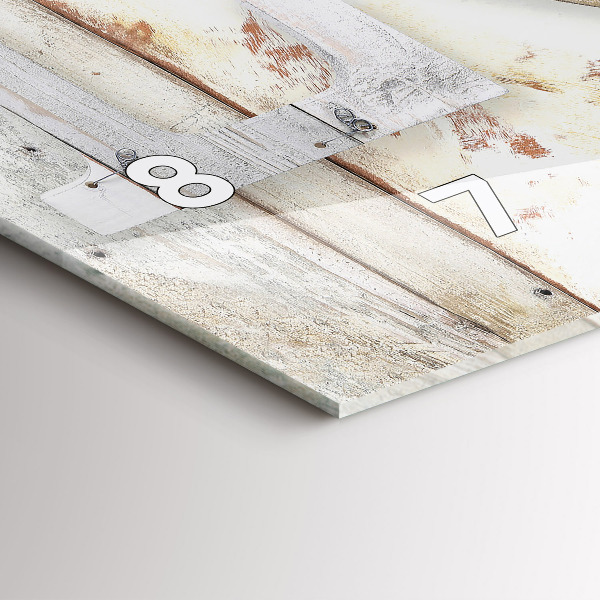 Reloj horizontal Inscripción de amor