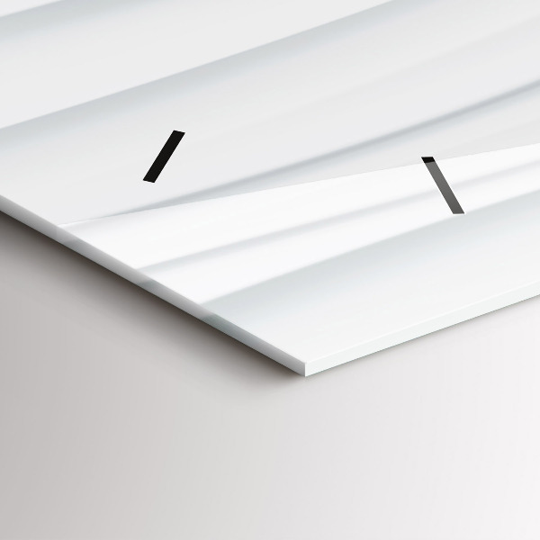 Reloj de cristal horizontal Textura de olas