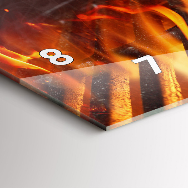 Reloj horizontal Barbacoa