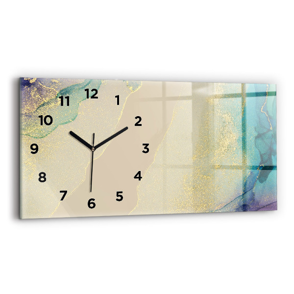 Reloj horizontal Abstracción elegante