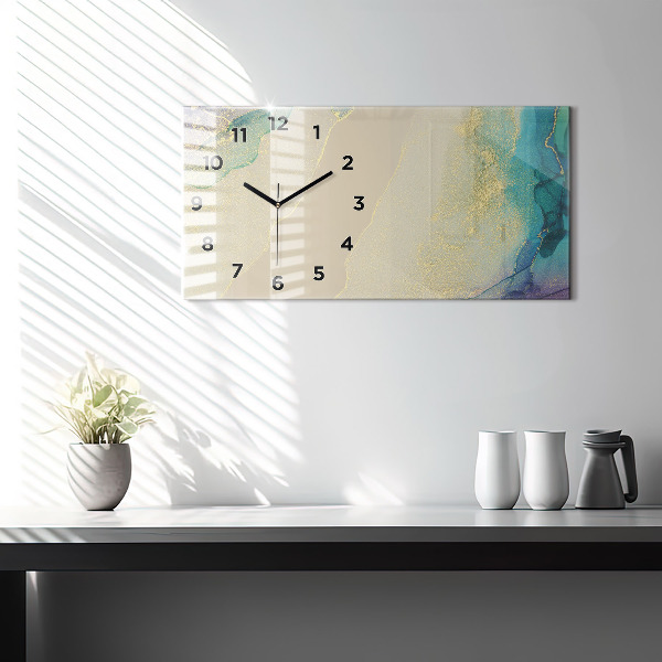 Reloj horizontal Abstracción elegante