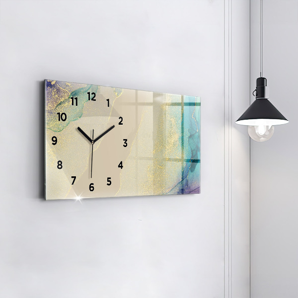 Reloj horizontal Abstracción elegante