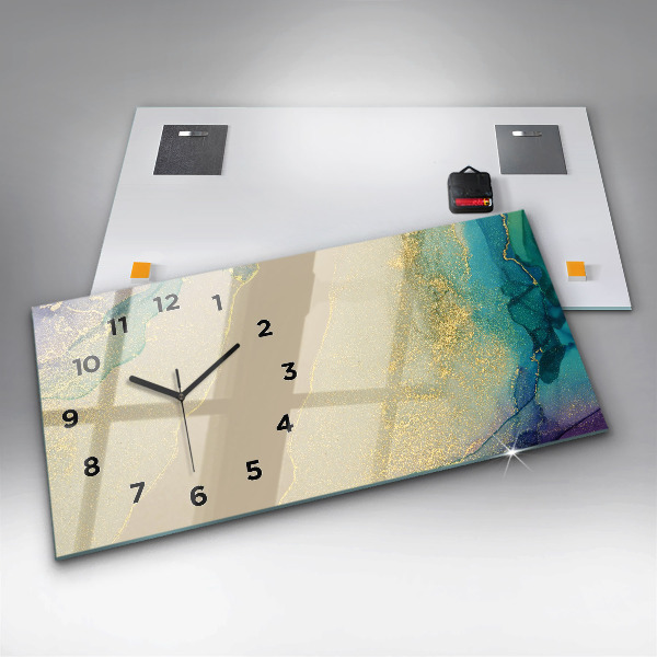 Reloj horizontal Abstracción elegante