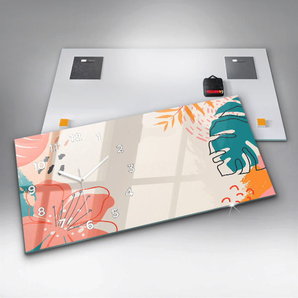 Reloj horizontal Plantas hawaianas