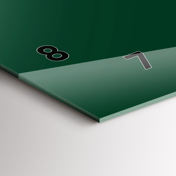 Reloj horizontal Botella de color verde