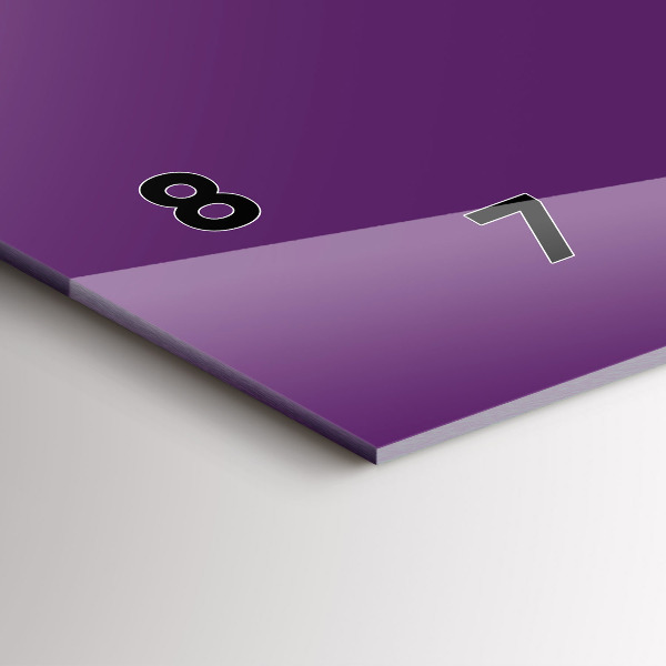 Reloj horizontal Color morado