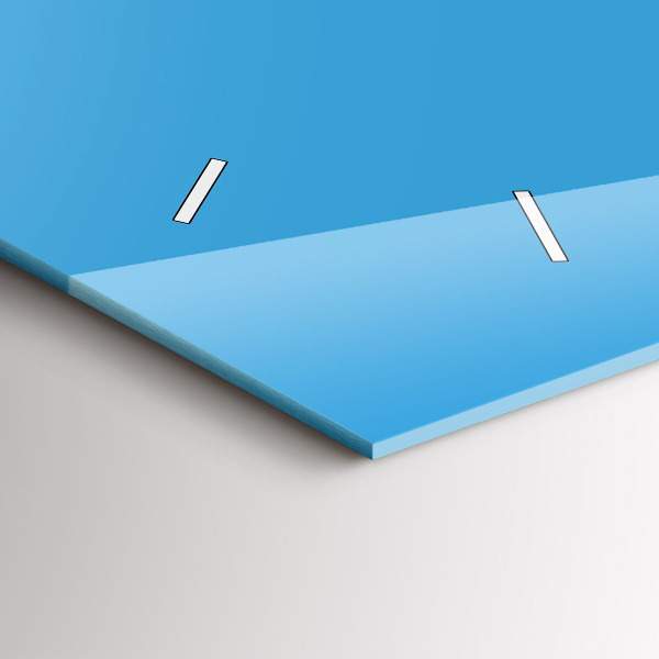 Reloj horizontal Color azul