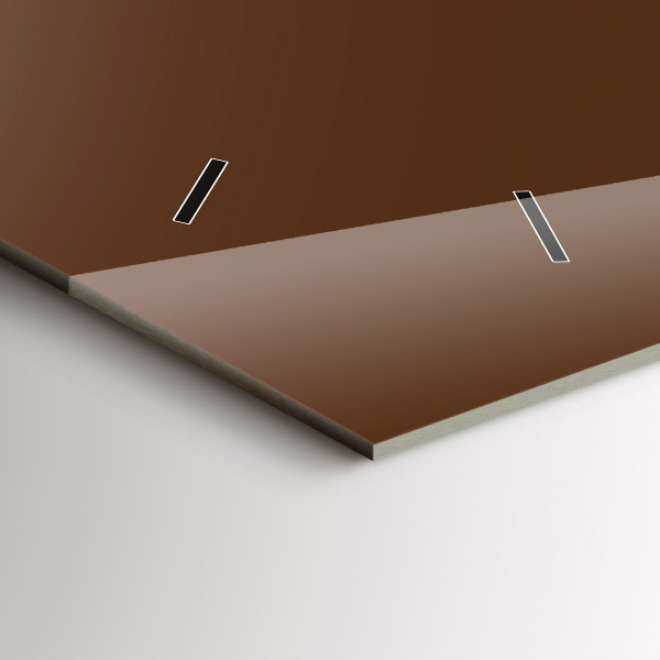 Reloj horizontal Color marrón