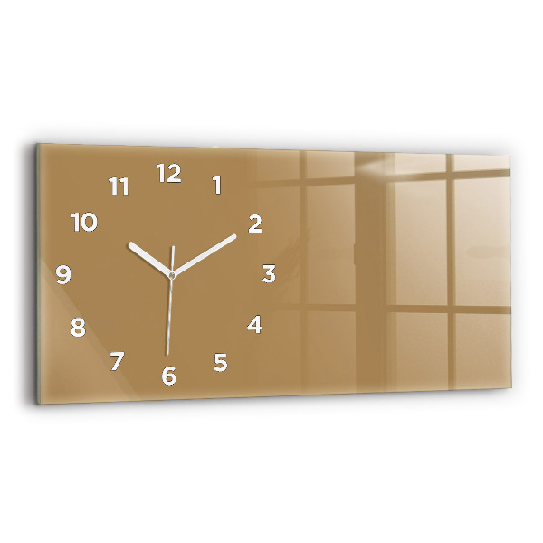 Reloj horizontal Color beige oscuro