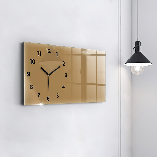 Reloj horizontal Color beige oscuro