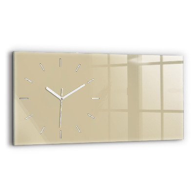 Reloj horizontal El color beige