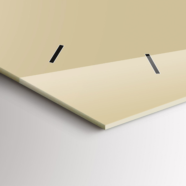 Reloj horizontal El color beige