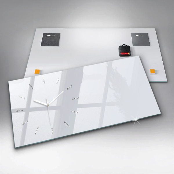 Reloj horizontal Color blanco oscuro
