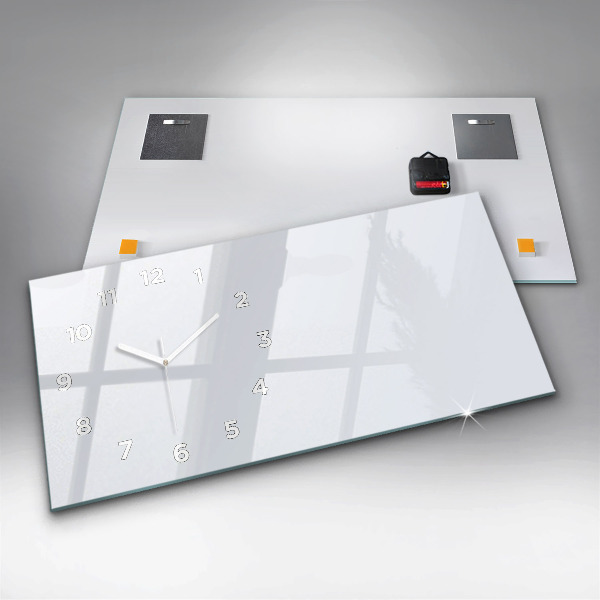 Reloj horizontal Color blanco oscuro