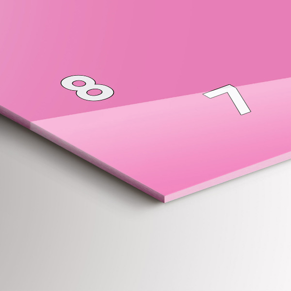 Reloj horizontal Color rosa