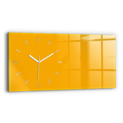 Reloj horizontal Color amarillo dorado