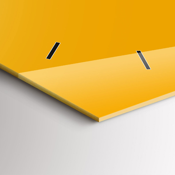 Reloj horizontal Color amarillo dorado