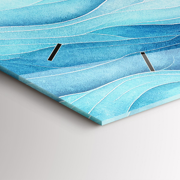 Reloj horizontal Nubes azules