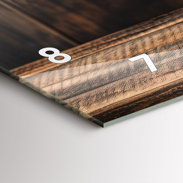 Reloj de cristal horizontal Taza de café