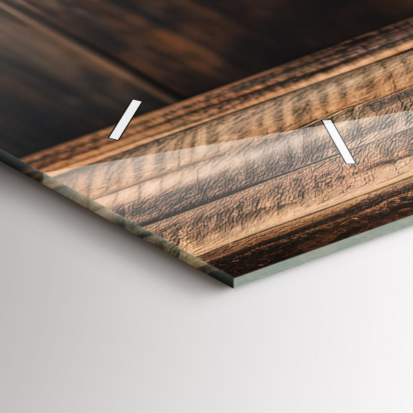 Reloj de cristal horizontal Taza de café