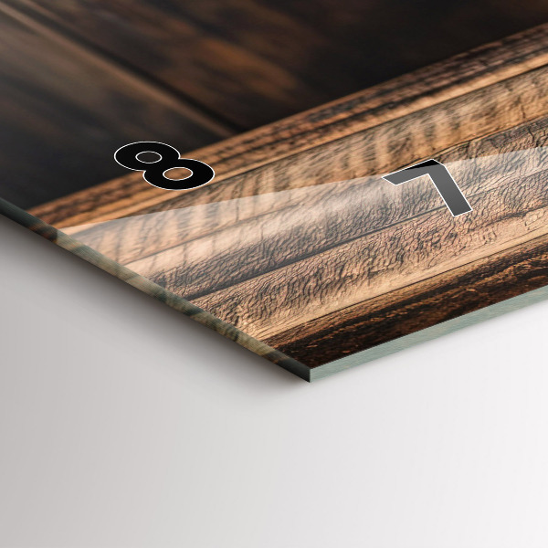 Reloj de cristal horizontal Taza de café