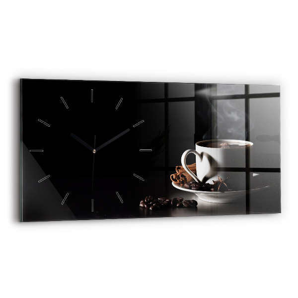 Reloj horizontal Taza de café