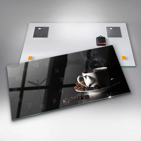 Reloj horizontal Taza de café