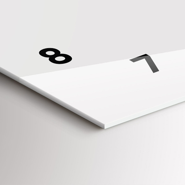 Reloj de cristal horizontal Fases de la luna y el ojo